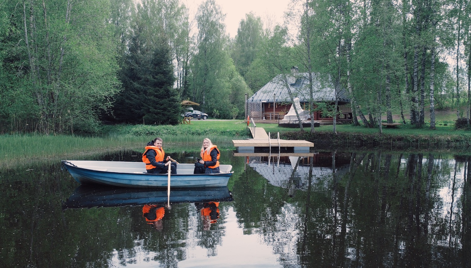 Liis and Ben Annette Estonian holiday homes in Kose by Pirita river