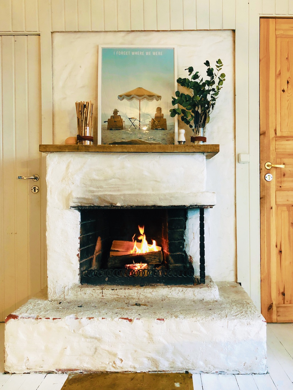 Cumulus beach house with a chimney in Estonia