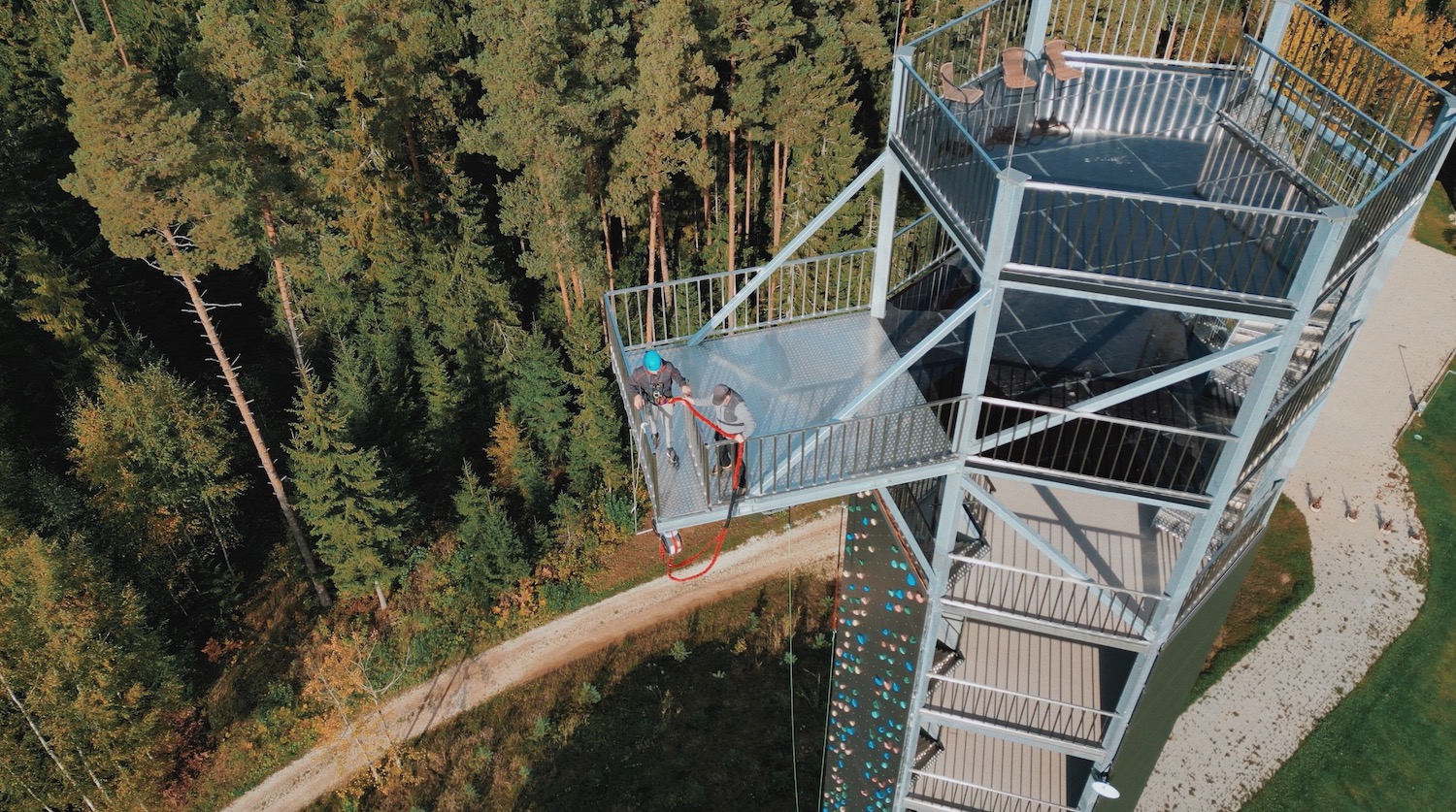 Metsjärve holiday center vacation home with sightseeing tower bouldering tower in Põlva county best cottages in South Estonia