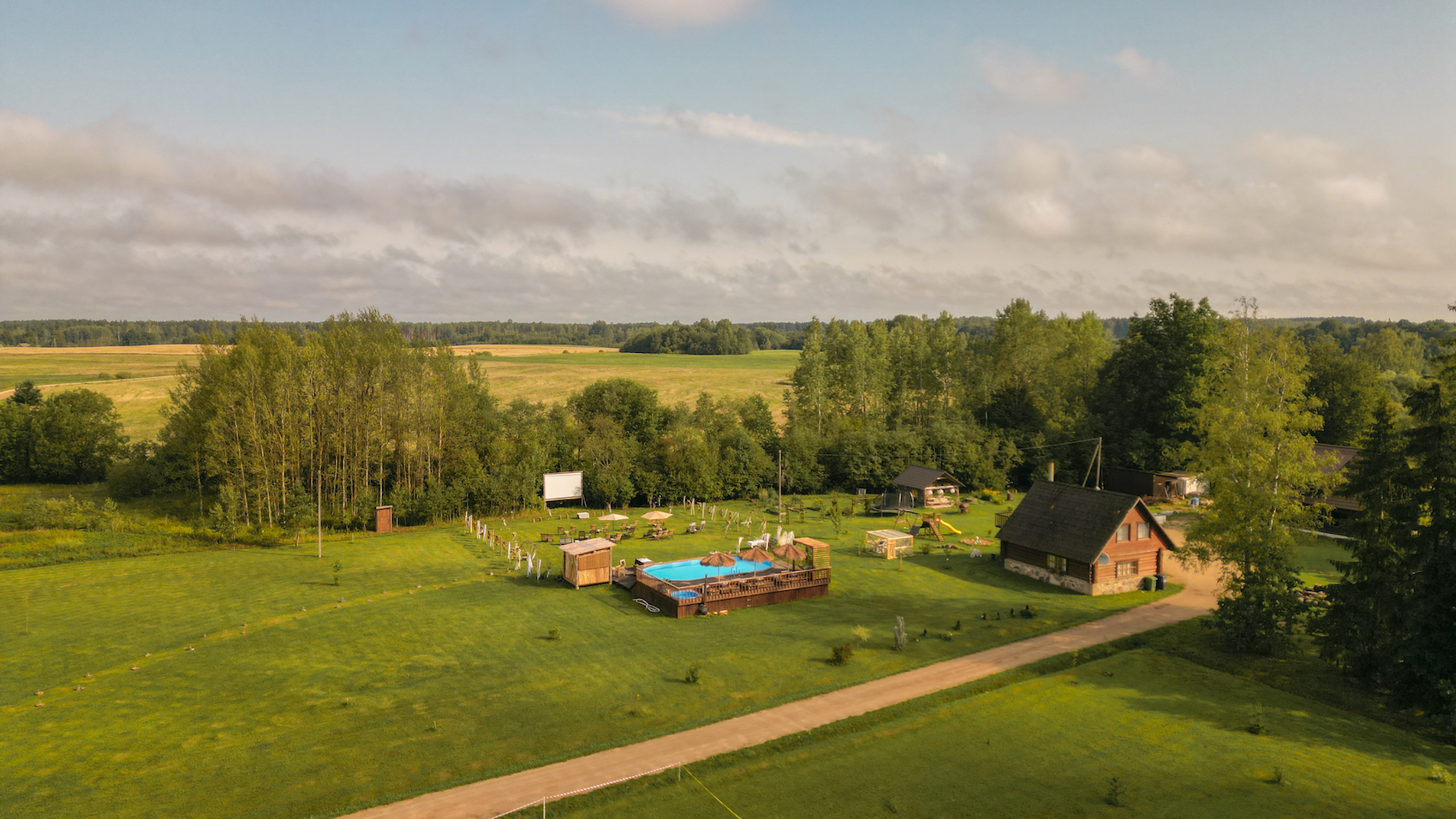 Mäe-Kolga Farm glass energy pyramid accommodation experience in Võru County, picturesque vacation house with a pool, best vacation houses in Estonia