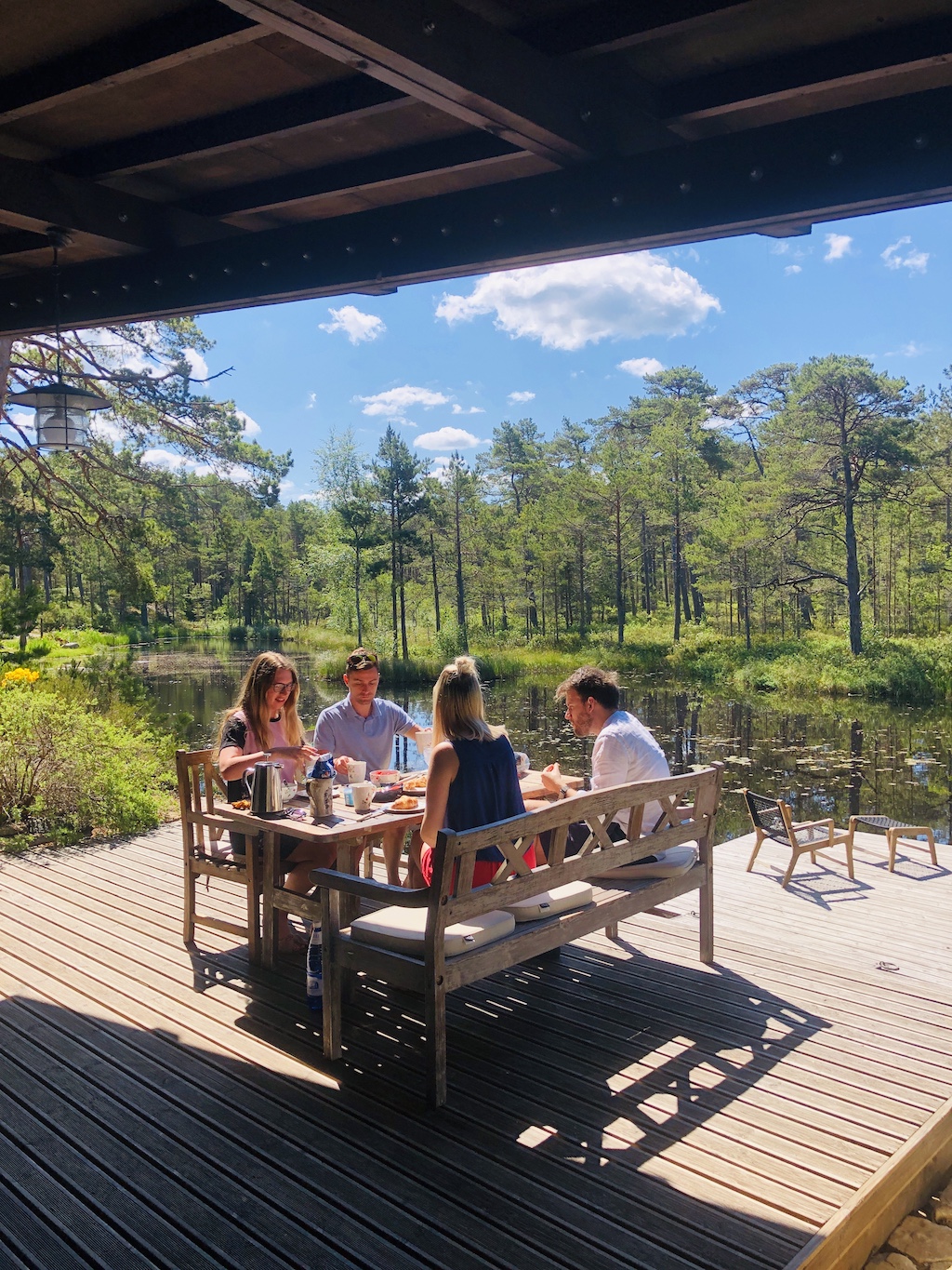 Samblamaa vacation home with a terrace, visit Estonian holiday homes