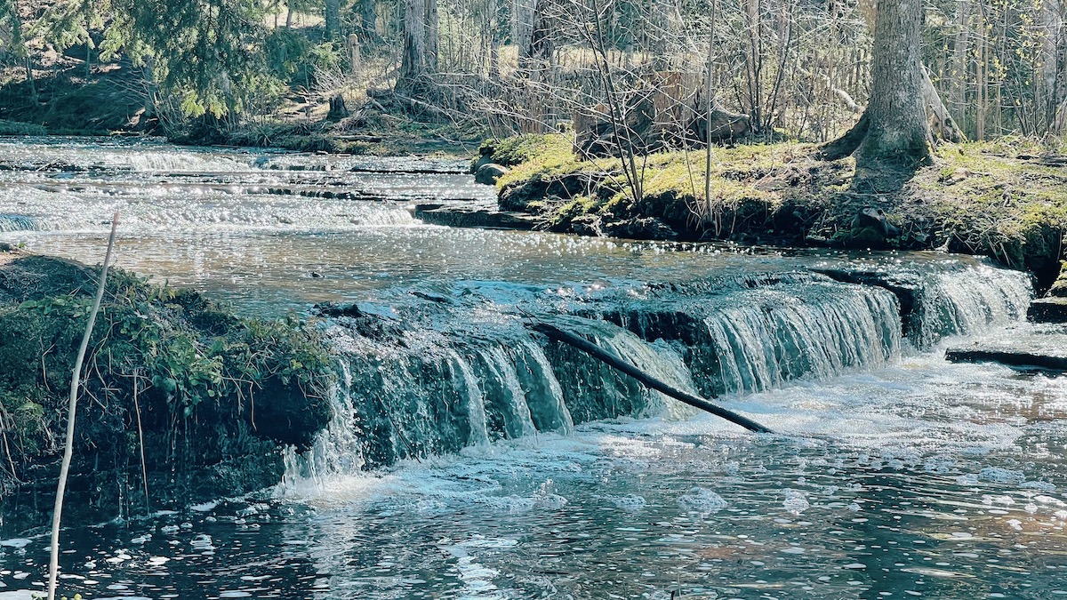 Eesti Paigad Treppoja cascade in Estonia